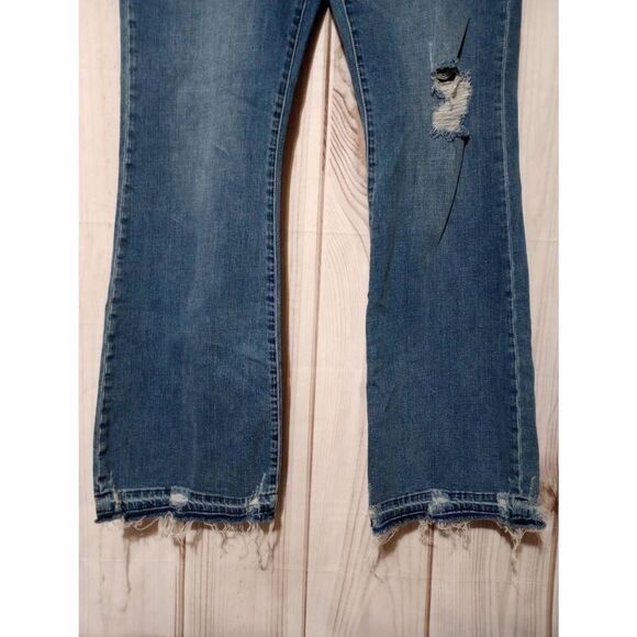 Dear John Jeans Ladies 32 Sloan‎ Bootcut Distressed - Picture 5 of 10